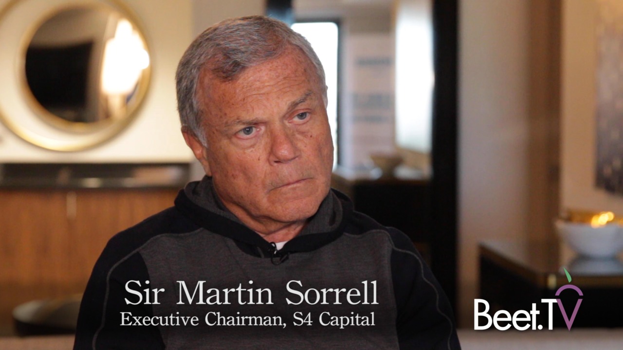 S4's Sorrell Sees Growth In Digital After Latest M&A – 