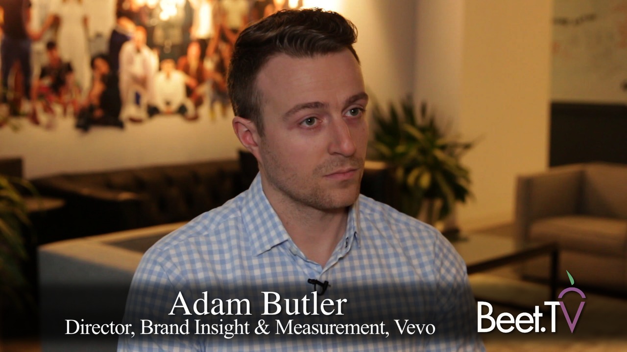 Vevo Finds Longer Viewing Sessions On Connected TV: Butler – Beet.TV