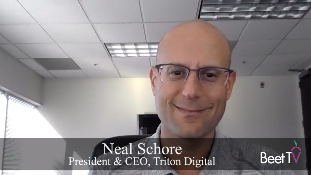 ‘Audio Is Booming’ With On-Demand Growth: Triton’s Neal Schore
