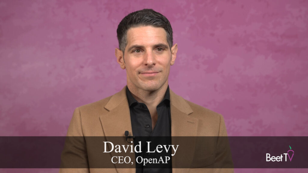 Streaming Advertising Has a ‘Consistency Challenge’ for Audience Targeting: OpenAP’s Levy